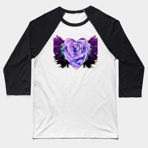 Purple heart Baseball T-Shirt by Manafff